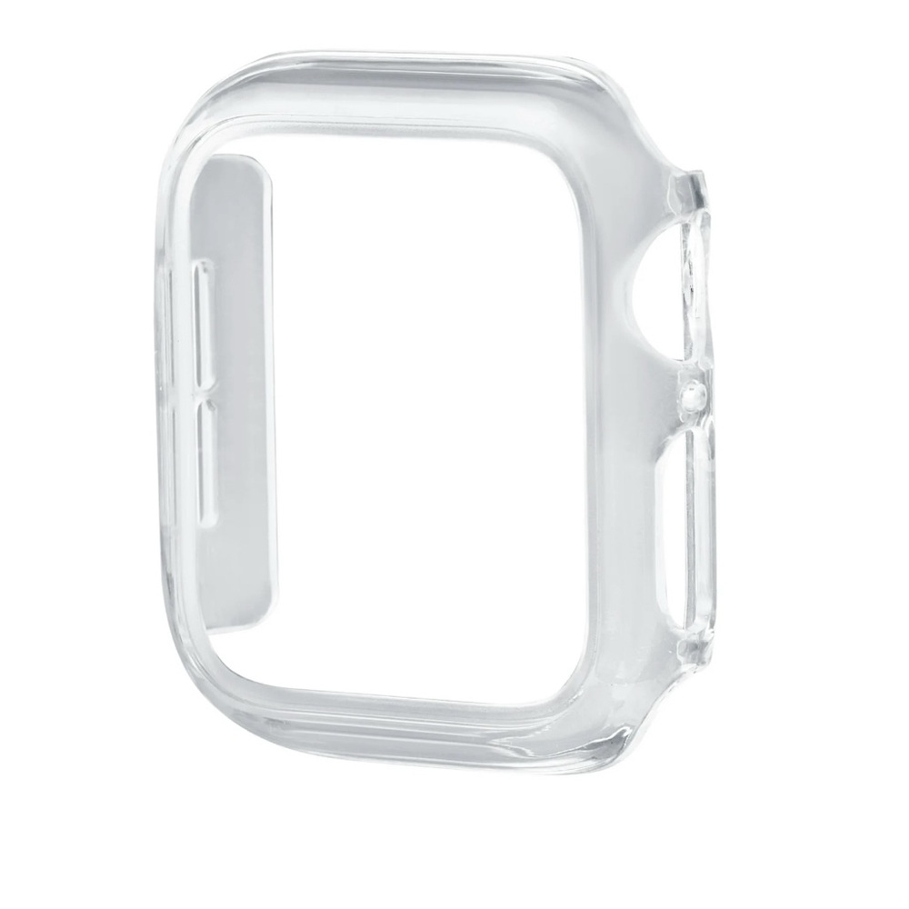 Onn Clear Bumper With Screen Protector For Apple Watch 38 mm